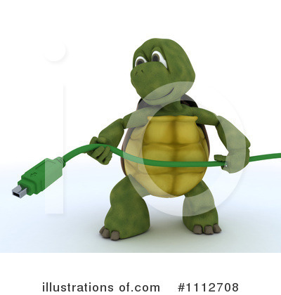 Royalty-Free (RF) Tortoise Clipart Illustration by KJ Pargeter - Stock Sample #1112708