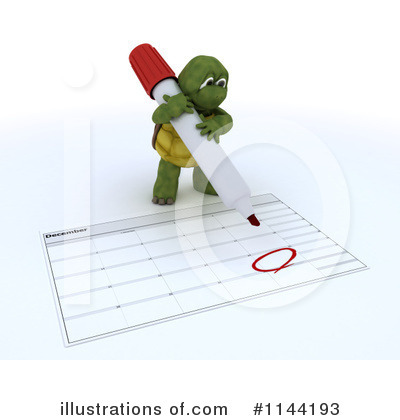 Royalty-Free (RF) Tortoise Clipart Illustration by KJ Pargeter - Stock Sample #1144193