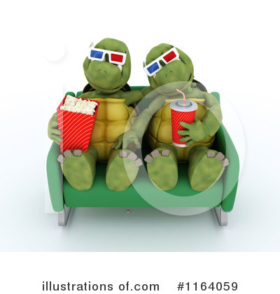 Royalty-Free (RF) Tortoise Clipart Illustration by KJ Pargeter - Stock Sample #1164059