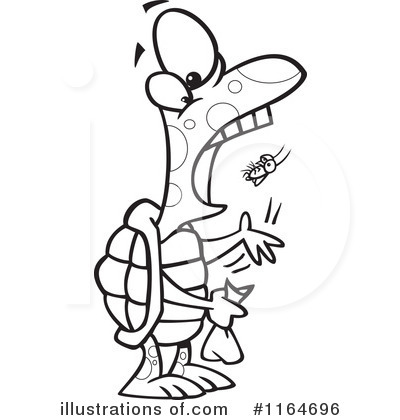 Royalty-Free (RF) Tortoise Clipart Illustration by toonaday - Stock Sample #1164696