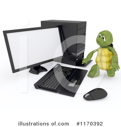 Royalty-Free (RF) Tortoise Clipart Illustration by KJ Pargeter - Stock Sample #1170392