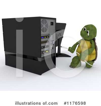 Royalty-Free (RF) Tortoise Clipart Illustration by KJ Pargeter - Stock Sample #1176598