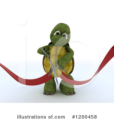 Royalty-Free (RF) Tortoise Clipart Illustration by KJ Pargeter - Stock Sample #1200458