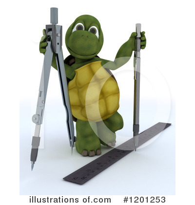 Royalty-Free (RF) Tortoise Clipart Illustration by KJ Pargeter - Stock Sample #1201253