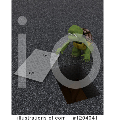 Royalty-Free (RF) Tortoise Clipart Illustration by KJ Pargeter - Stock Sample #1204041