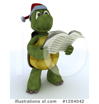Royalty-Free (RF) Tortoise Clipart Illustration by KJ Pargeter - Stock Sample #1204042