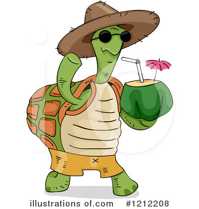 Royalty-Free (RF) Tortoise Clipart Illustration by BNP Design Studio - Stock Sample #1212208