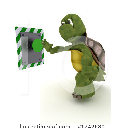 Royalty-Free (RF) Tortoise Clipart Illustration by KJ Pargeter - Stock Sample #1242680