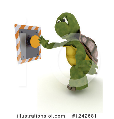 Royalty-Free (RF) Tortoise Clipart Illustration by KJ Pargeter - Stock Sample #1242681