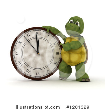 Royalty-Free (RF) Tortoise Clipart Illustration by KJ Pargeter - Stock Sample #1281329