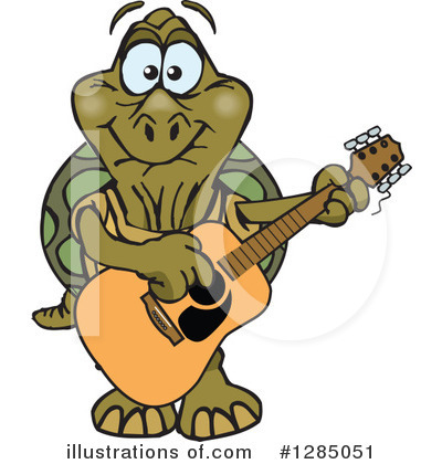 Royalty-Free (RF) Tortoise Clipart Illustration by Dennis Holmes Designs - Stock Sample #1285051