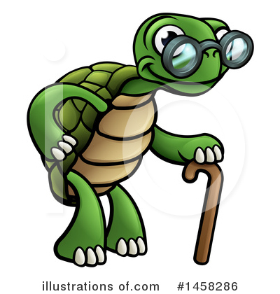 Royalty-Free (RF) Tortoise Clipart Illustration by AtStockIllustration - Stock Sample #1458286