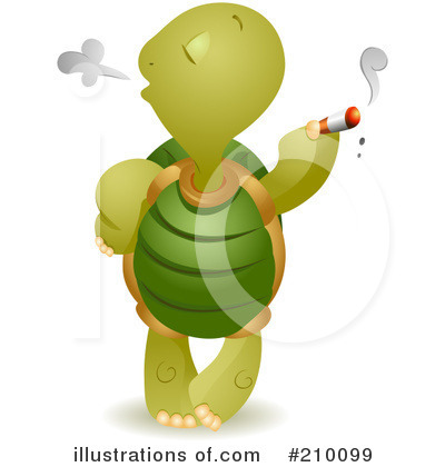 Royalty-Free (RF) Tortoise Clipart Illustration by BNP Design Studio - Stock Sample #210099