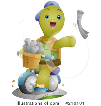 Paper Boy Clipart #210101 by BNP Design Studio