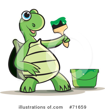 Royalty-Free (RF) Tortoise Clipart Illustration by Lal Perera - Stock Sample #71659
