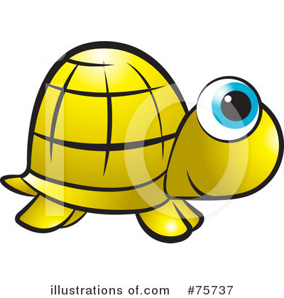 Royalty-Free (RF) Tortoise Clipart Illustration by Lal Perera - Stock Sample #75737