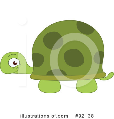 Royalty-Free (RF) Tortoise Clipart Illustration by yayayoyo - Stock Sample #92138