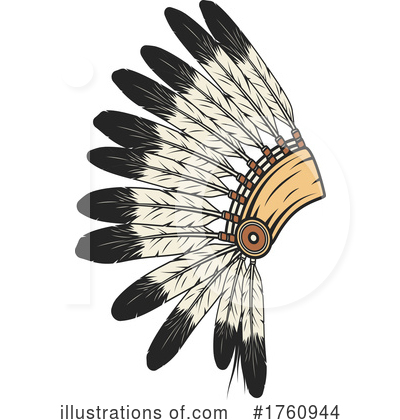 Headdress Clipart #1760944 by Vector Tradition SM