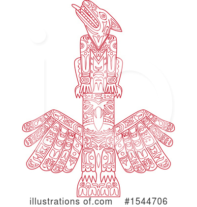 Royalty-Free (RF) Totem Pole Clipart Illustration by patrimonio - Stock Sample #1544706