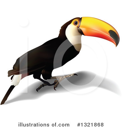 Royalty-Free (RF) Toucan Clipart Illustration by dero - Stock Sample #1321868