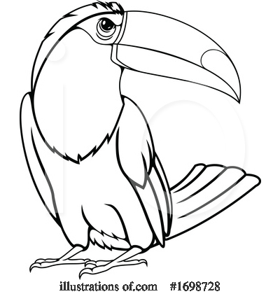 Royalty-Free (RF) Toucan Clipart Illustration by Vector Tradition SM - Stock Sample #1698728