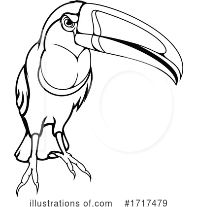Royalty-Free (RF) Toucan Clipart Illustration by Vector Tradition SM - Stock Sample #1717479