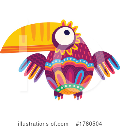 Royalty-Free (RF) Toucan Clipart Illustration by Vector Tradition SM - Stock Sample #1780504