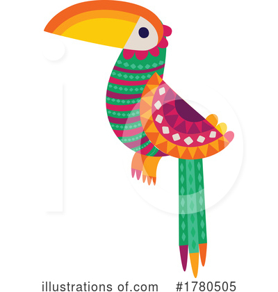 Royalty-Free (RF) Toucan Clipart Illustration by Vector Tradition SM - Stock Sample #1780505