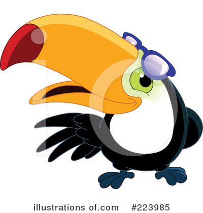 Royalty-Free (RF) Toucan Clipart Illustration by yayayoyo - Stock Sample #223985