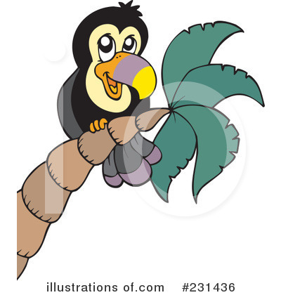 Royalty-Free (RF) Toucan Clipart Illustration by visekart - Stock Sample #231436
