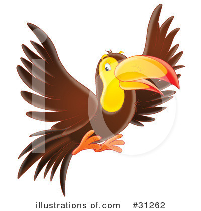 Royalty-Free (RF) Toucan Clipart Illustration by Alex Bannykh - Stock Sample #31262