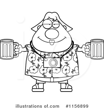 Royalty-Free (RF) Tourist Clipart Illustration by Cory Thoman - Stock Sample #1156899