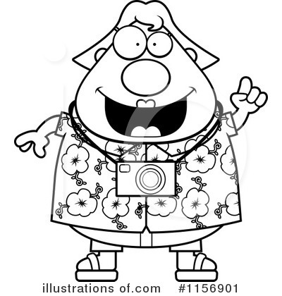 Royalty-Free (RF) Tourist Clipart Illustration by Cory Thoman - Stock Sample #1156901