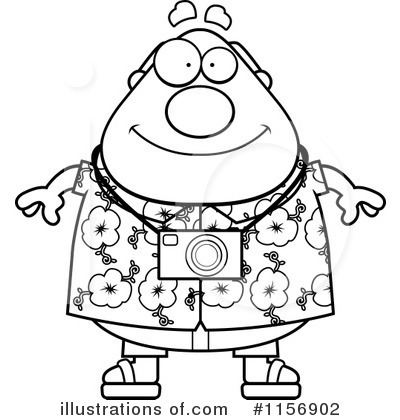 Royalty-Free (RF) Tourist Clipart Illustration by Cory Thoman - Stock Sample #1156902