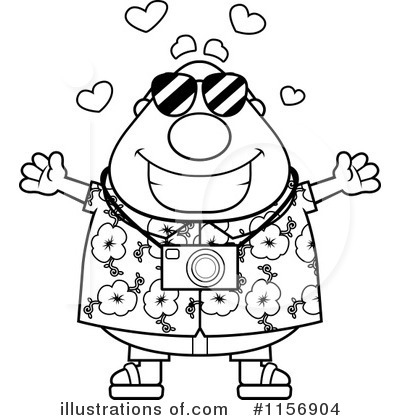 Royalty-Free (RF) Tourist Clipart Illustration by Cory Thoman - Stock Sample #1156904