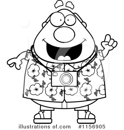Royalty-Free (RF) Tourist Clipart Illustration by Cory Thoman - Stock Sample #1156905