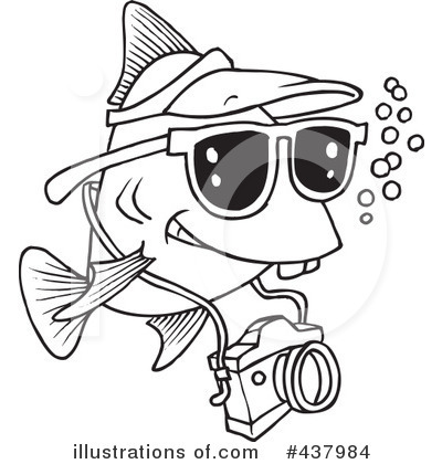 Royalty-Free (RF) Tourist Clipart Illustration by toonaday - Stock Sample #437984