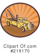 Tow Truck Clipart #219170 by patrimonio