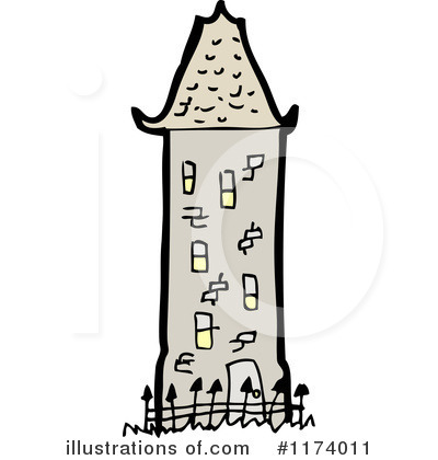 Royalty-Free (RF) Tower Clipart Illustration by lineartestpilot - Stock Sample #1174011
