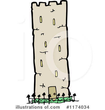 Royalty-Free (RF) Tower Clipart Illustration by lineartestpilot - Stock Sample #1174034