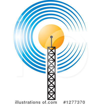 Royalty-Free (RF) Tower Clipart Illustration by Lal Perera - Stock Sample #1277370