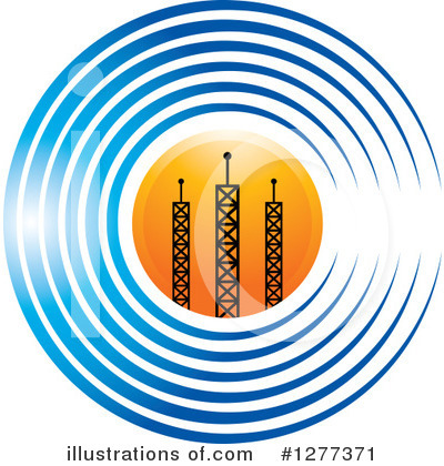 Royalty-Free (RF) Tower Clipart Illustration by Lal Perera - Stock Sample #1277371