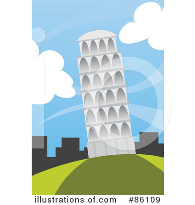 Tower Of Pisa Clipart #86109 by mayawizard101