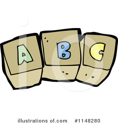 Alphabet Blocks Clipart #1148280 by lineartestpilot