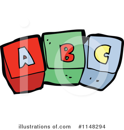 Alphabet Blocks Clipart #1148294 by lineartestpilot