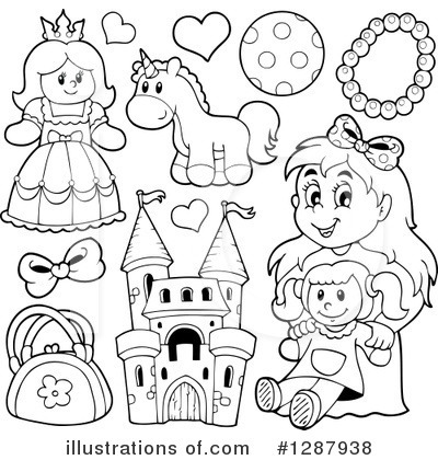Royalty-Free (RF) Toy Clipart Illustration by visekart - Stock Sample #1287938