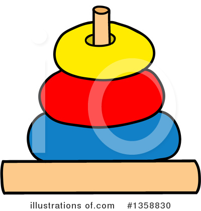 Royalty-Free (RF) Toy Clipart Illustration by LaffToon - Stock Sample #1358830