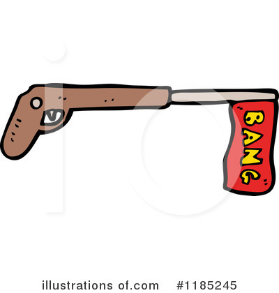 Royalty-Free (RF) Toy Gun Clipart Illustration by lineartestpilot - Stock Sample #1185245