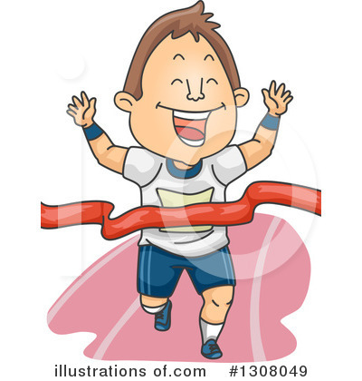 Royalty-Free (RF) Track And Field Clipart Illustration by BNP Design Studio - Stock Sample #1308049