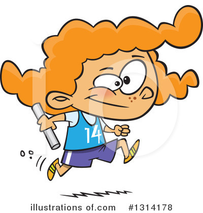 Track And Field Clipart #1314178 - Illustration by toonaday